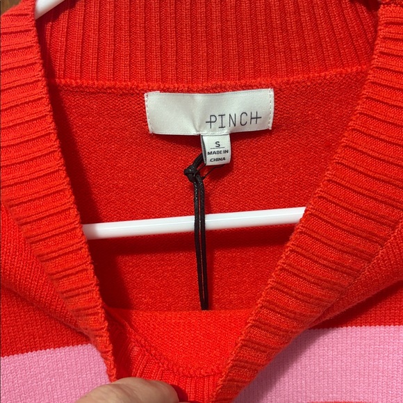 Pinch | Bold Red and Pink Sweater - Picture 2 of 6